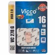 (گارانتی مادام‌العمر رایانه نوین سگال) رزگلد Vicco man VC278 USB2.0 Flash Memory - 16GB