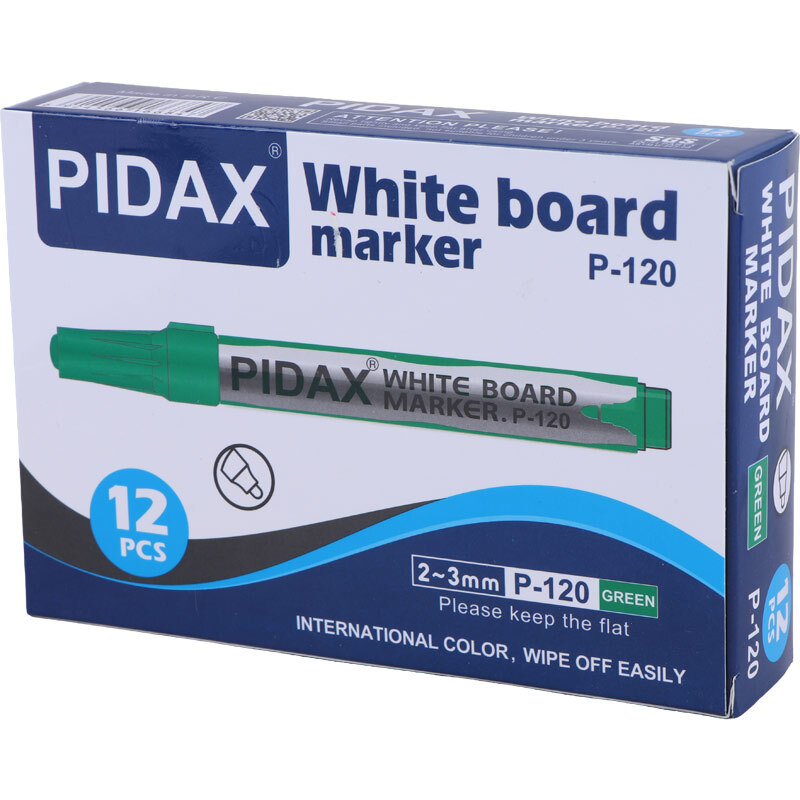 ماژیک وایت برد پیداکس نوک گرد P-120 بسته 12 عددی