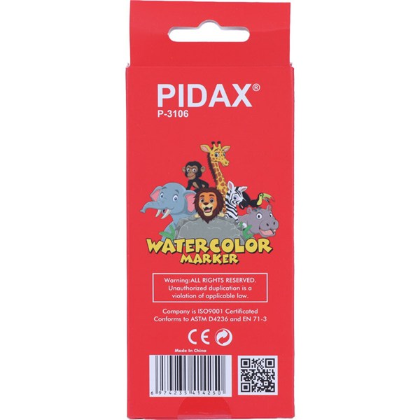 ماژیک نقاشی 6 رنگ پیداکس P-3106