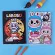 دفتر سیمی 50 برگ طرح لبوبو کد 505 Cute