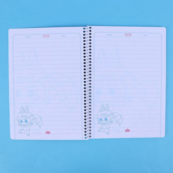 دفتر سیمی 50 برگ طرح لبوبو کد 505 Cute