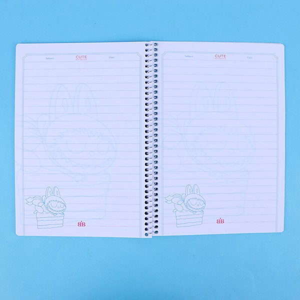 دفتر سیمی 50 برگ طرح لبوبو کد 505 Cute