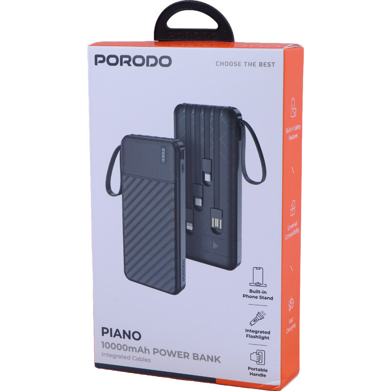 پاور بانک فست شارژ پرودو Piano PDPBJ33 10.5W ظرفیت 10000 میلی آمپر ساعت