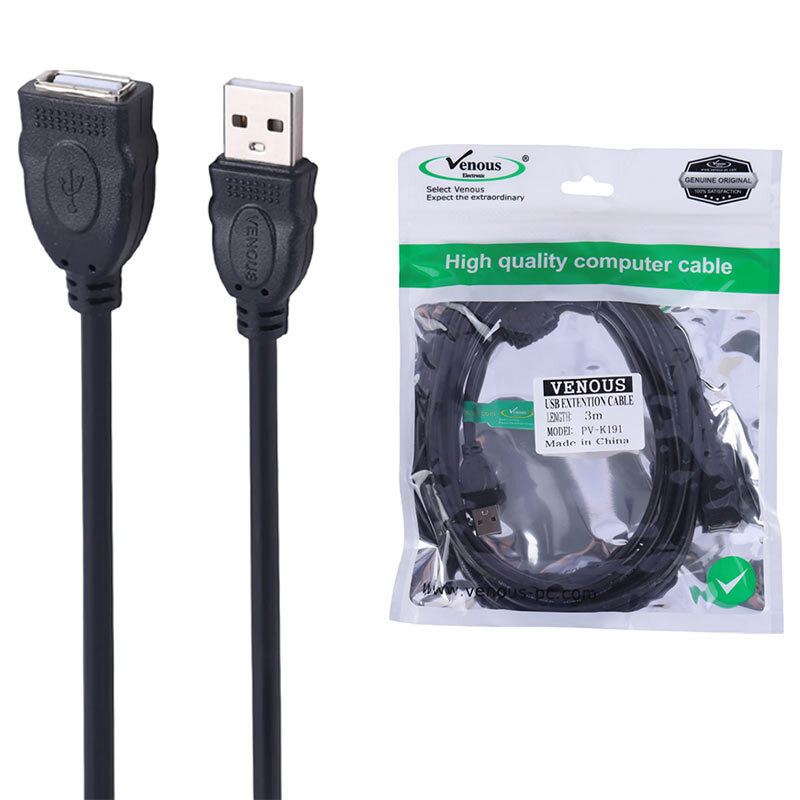 کابل افزایش طول USB ونوس PV-K191 طول 3 متر