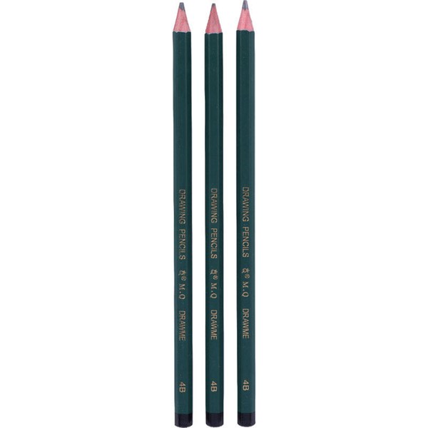 مداد طراحی ام کیو 4B بسته 12 عددی