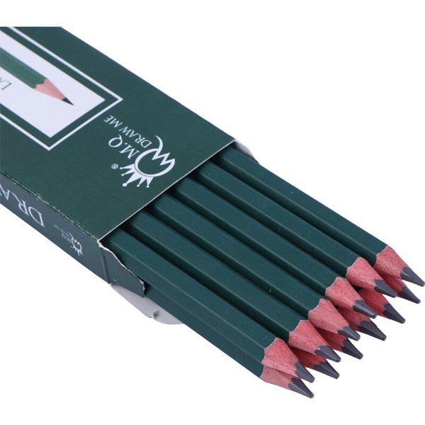 مداد طراحی ام کیو 5B بسته 12 عددی