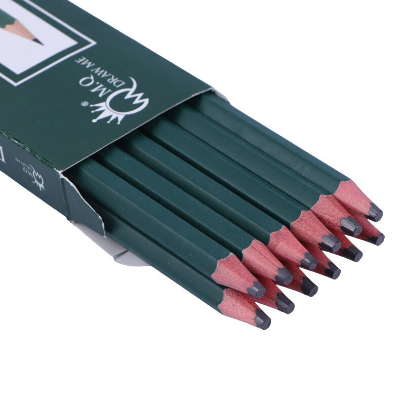 مداد طراحی ام کیو 9B بسته 12 عددی