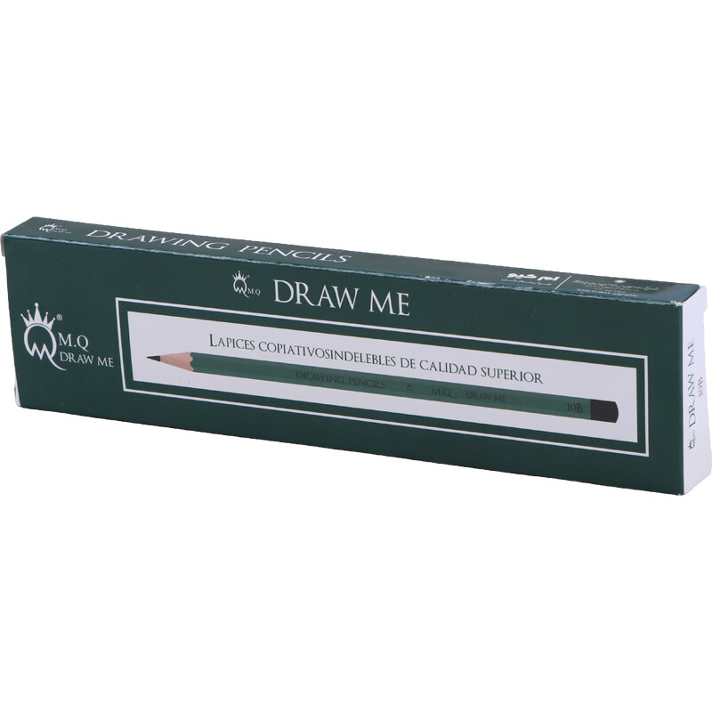 مداد طراحی ام کیو 10B بسته 12 عددی