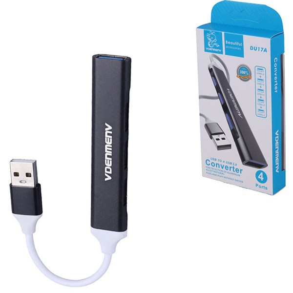 هاب 4 پورت USB 3.0 دنمن DU17A