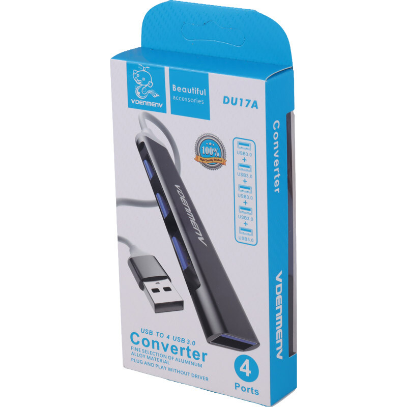 هاب 4 پورت USB 3.0 دنمن DU17A