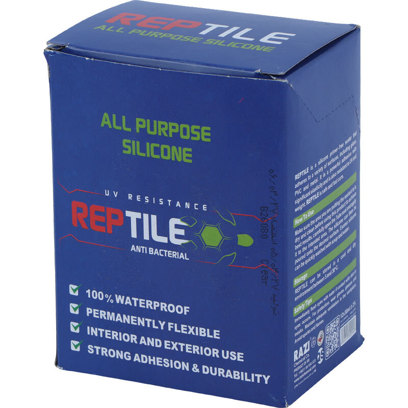 چسب سیلیکونی رازی Reptile حجم 30 میلی لیتر