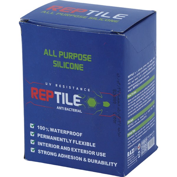 چسب سیلیکونی رازی Reptile حجم 30 میلی لیتر