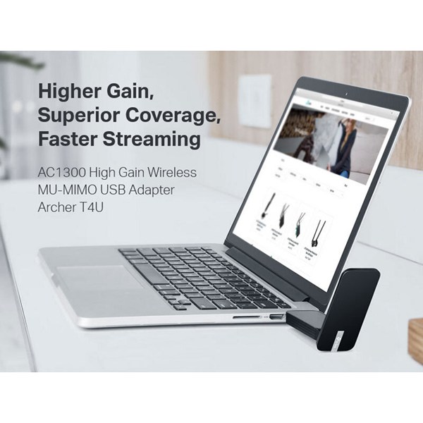 کارت شبکه بی سیم آنتن دار تی پی لینک Archer T4U AC1300 867Mbps