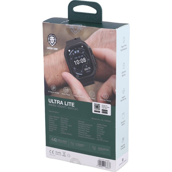 ساعت هوشمند گرین لاین Ultra Lite GL-SWA64 GNULTRLTESW