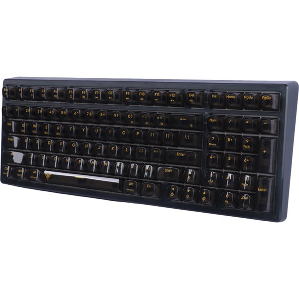 کیبورد بی سیم گیمینگ هیسکا Crystal Knight HX-KEG460