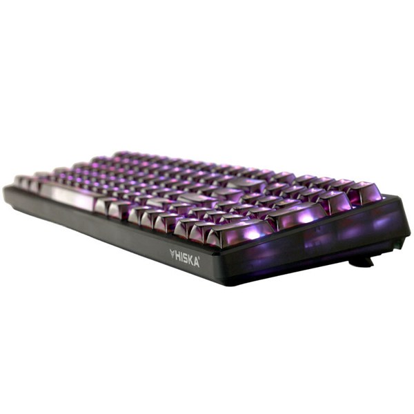 کیبورد بی سیم گیمینگ هیسکا Crystal Knight HX-KEG460