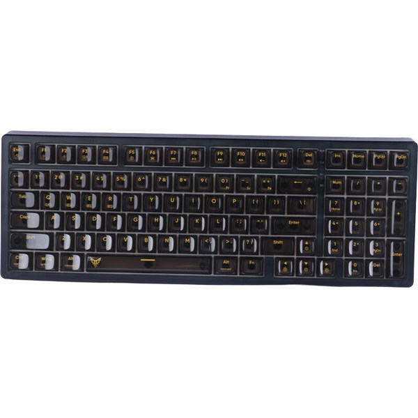 کیبورد بی سیم گیمینگ هیسکا Crystal Knight HX-KEG460