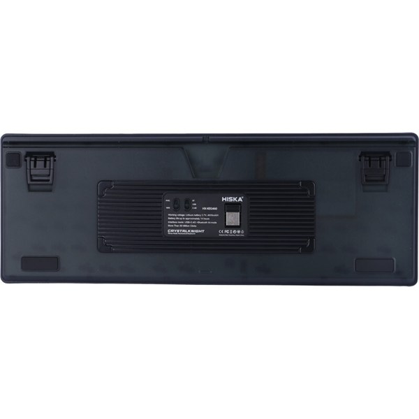 کیبورد بی سیم گیمینگ هیسکا Crystal Knight HX-KEG460