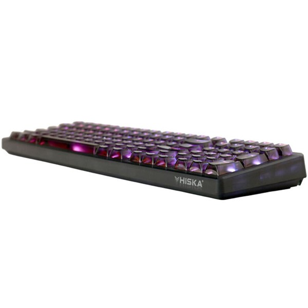 کیبورد بی سیم گیمینگ هیسکا Crystal Knight HX-KEG460