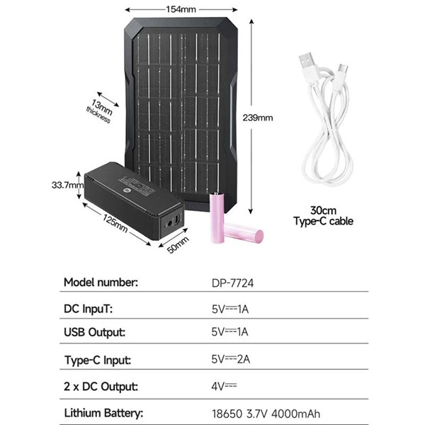 پکیج خورشیدی دی پی DP-7724