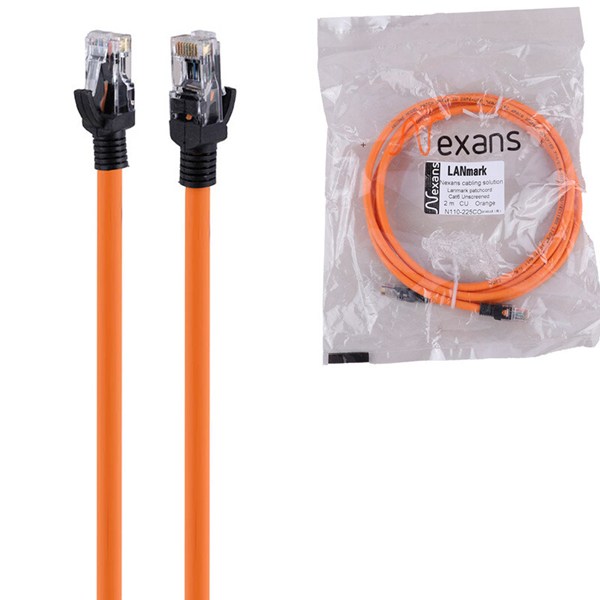 کابل شبکه Cat6 نگزنس N110-225CO طول 2 متر