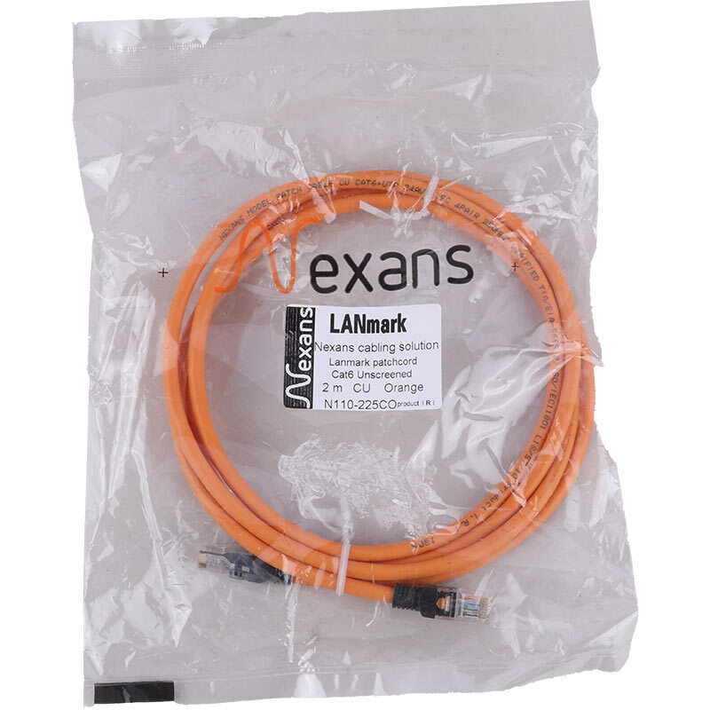 کابل شبکه Cat6 نگزنس N110-225CO طول 2 متر