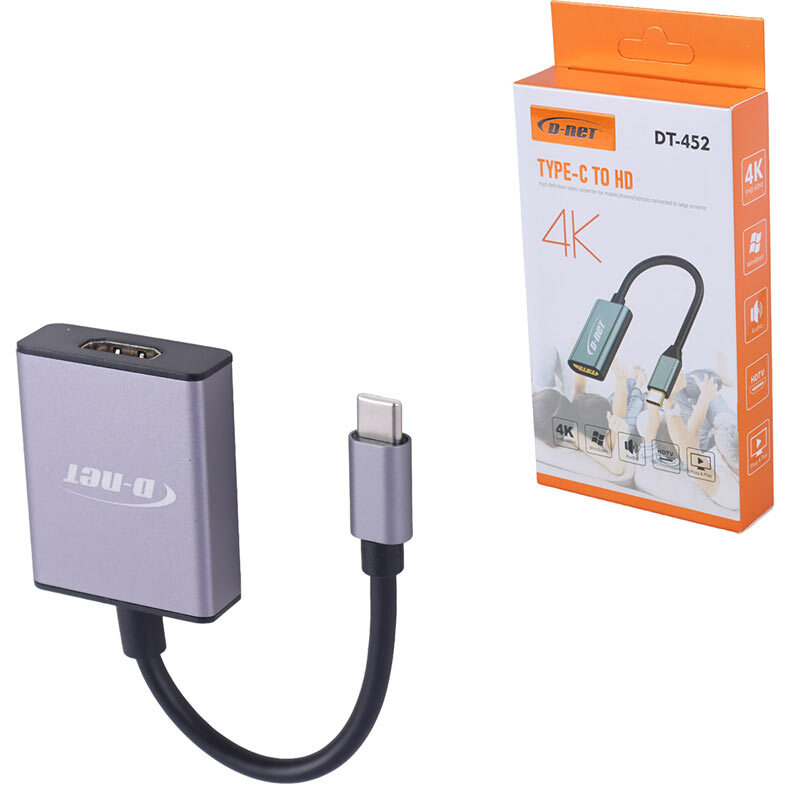 تبدیل Type-C به HDMI دی نت DT-452