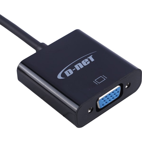 تبدیل HDMI به VGA دی نت DT-403 + کابل Micro USB