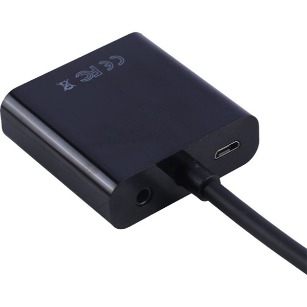 تبدیل HDMI به VGA دی نت DT-403 + کابل Micro USB
