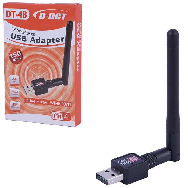 کارت شبکه بی سیم آنتن دار دی نت DT-48 150Mbps