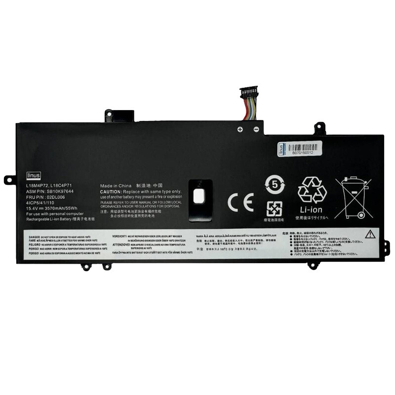باتری لپ تاپ لنوو L18M4P72 / L18C4P71 3Cell