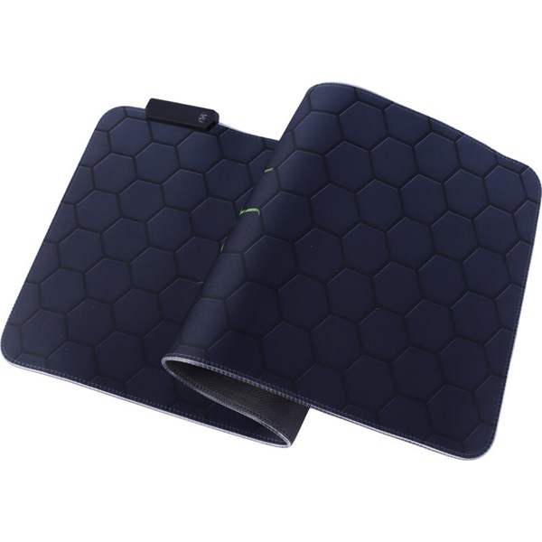 موس پد گیمینگ طرح لانه زنبوری RGB سایز 30*80 سانتی متر