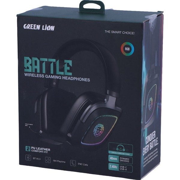 هدست گیمینگ گرین لاین Battle GL-HP61 GNBTLGAMHPBK
