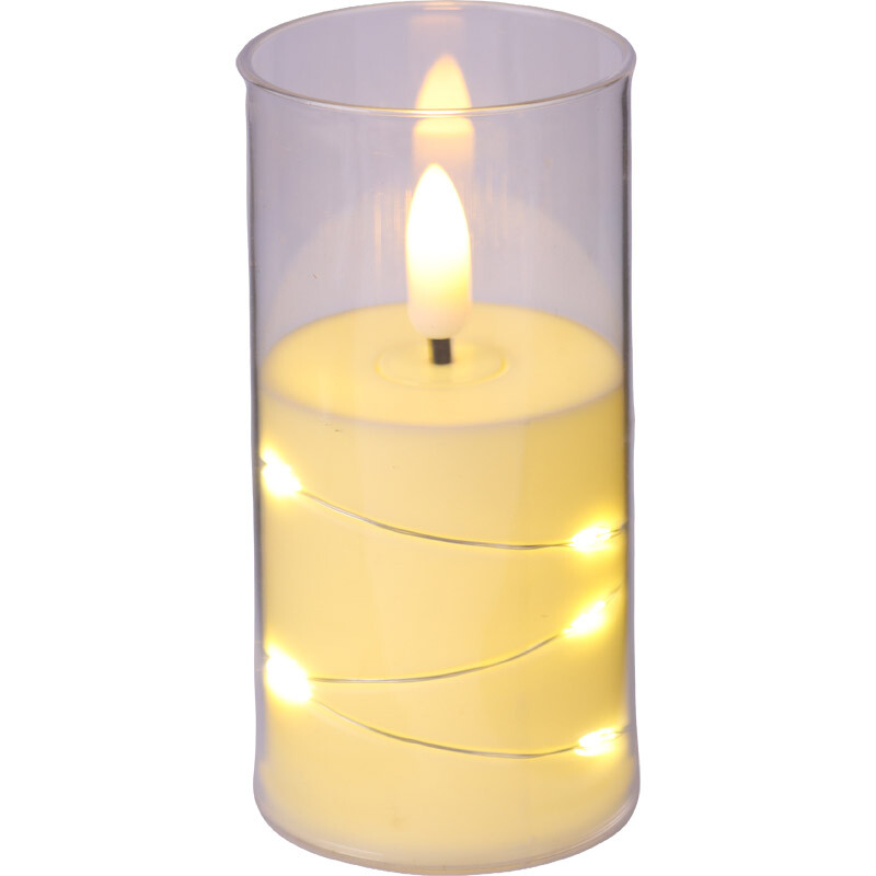 شمع LED طرح استوانه ای