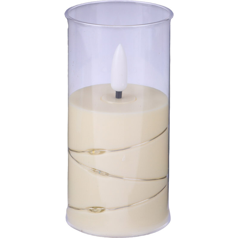 شمع LED طرح استوانه ای
