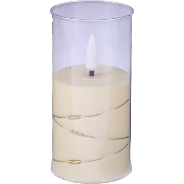 شمع LED طرح استوانه ای