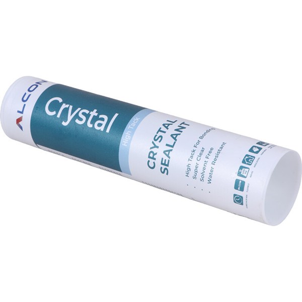 چسب سیلیکونی آلکون Crystal حجم 300 میلی لیتر