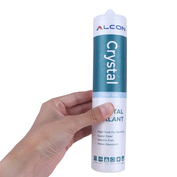 چسب سیلیکونی آلکون Crystal حجم 300 میلی لیتر