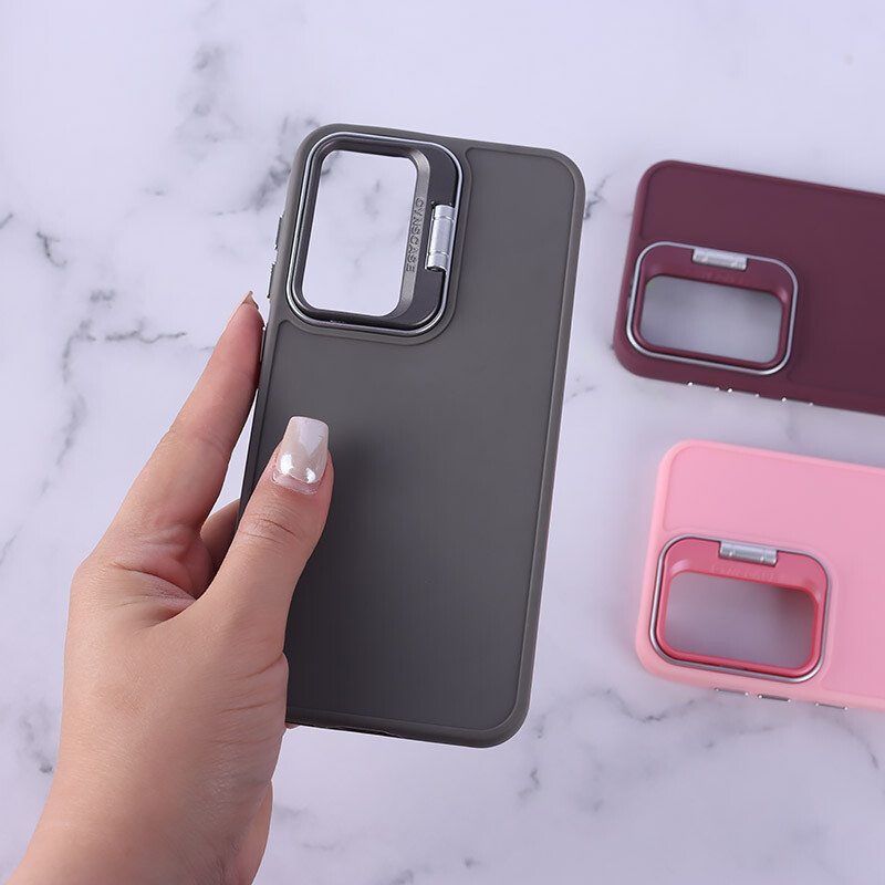 قاب سیلیکونی Cyns Case سامسونگ Galaxy S25 FE استندشو