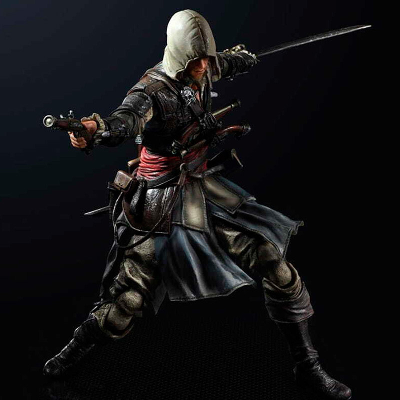 اکشن فیگور Play Arts طرح Assassins Creed IV Black Flag Edward Kenway کد 81445