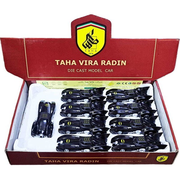 ماشین اسباب بازی فلزی بتمن کد 1517 بسته 9 عددی