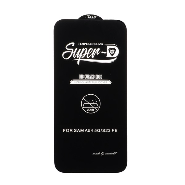 محافظ صفحه نمایش شیشه ای Samsung Galaxy S23 FE / A54 / Honor 400 - Full Cover Super D Mietubl - ESD - مشکی (بدون پک) - NTC ORG