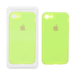 قاب سیلیکونی پاک کنی محافظ لنزدار اورجینال مدل Apple iPhone 7 / iPhone 8 / iPhone SE (2020) - سبز فسفری (پک دار )