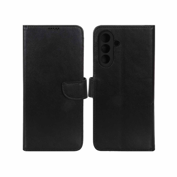 کیف چرمی موبایل مگنتی محافظ لنزدار Samsung Galaxy A17 / A26 - مشکی