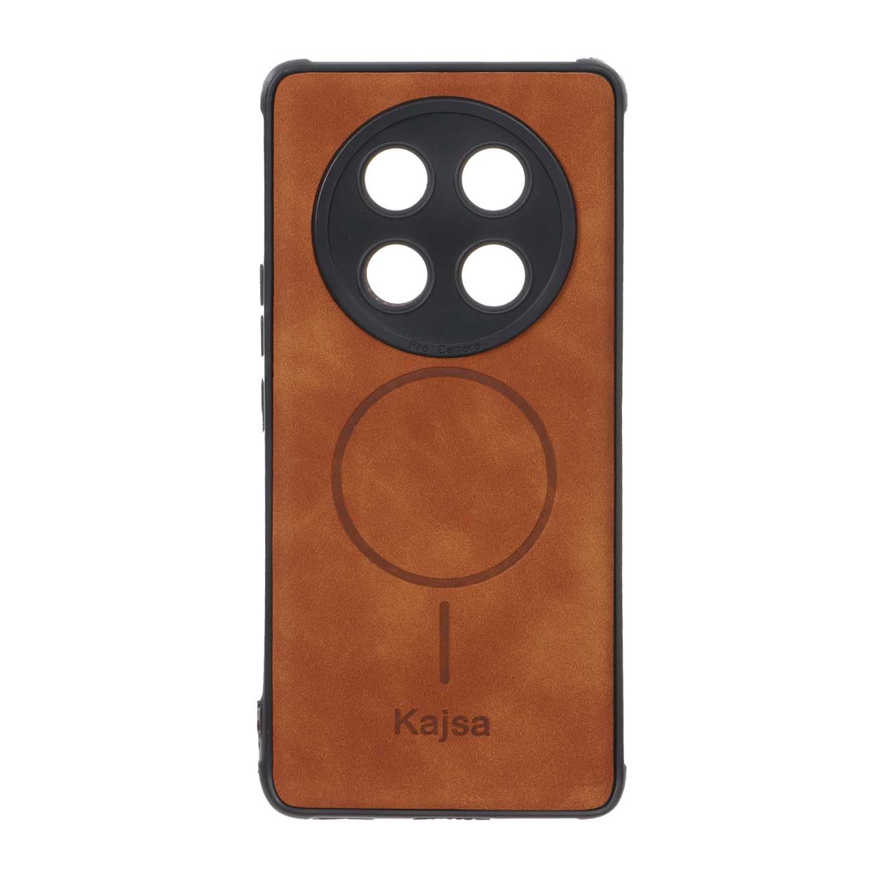 قاب جیر Kajsa طرح مگ سیف MNC مدل Honor X9c - قهوه ای روشن