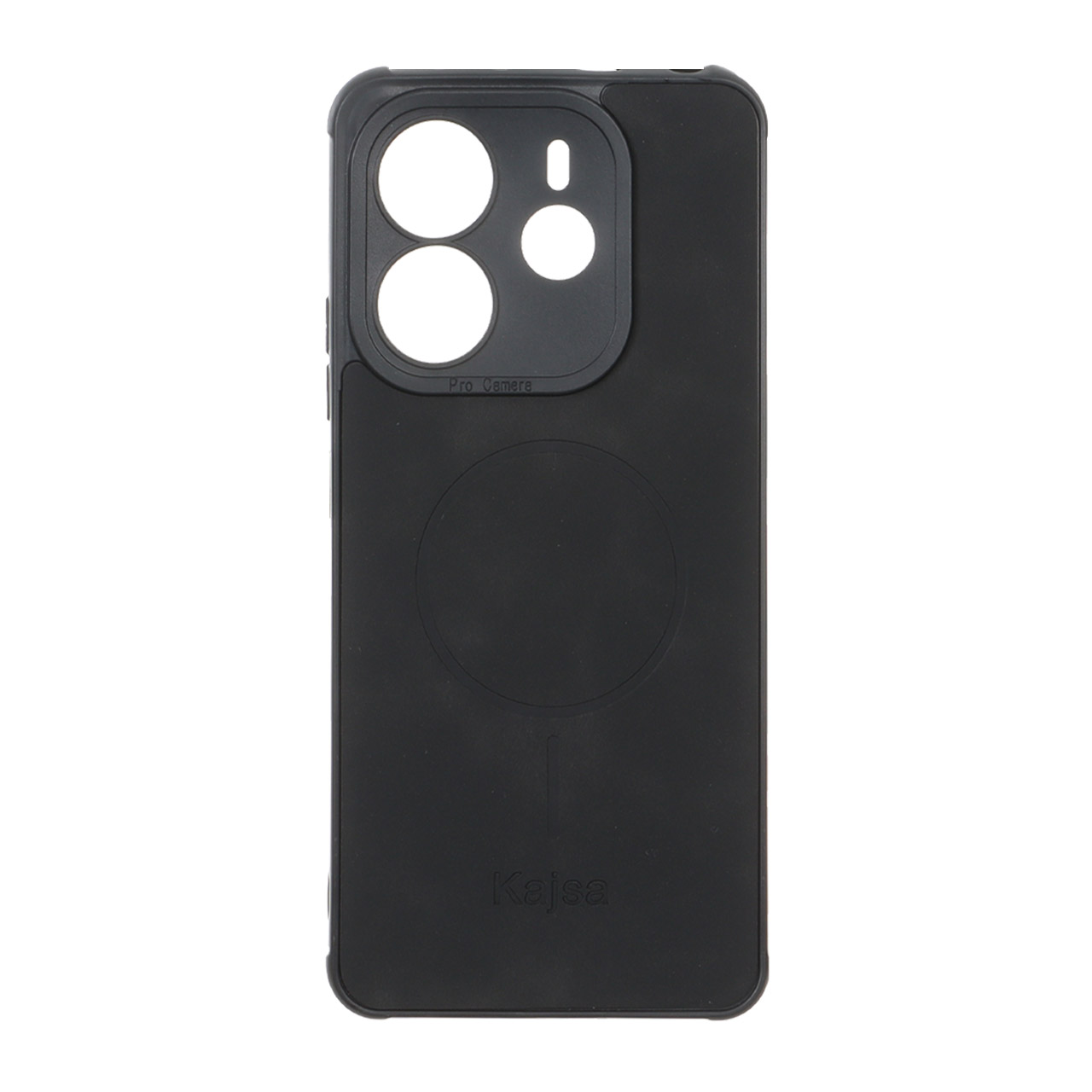 قاب جیر Kajsa طرح مگ سیف MNC مدل Xiaomi Redmi Note 14 4G - مشکی