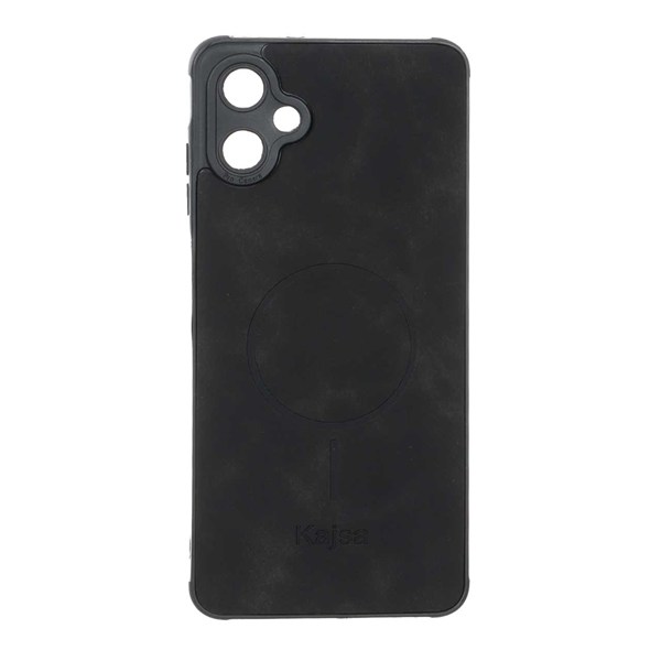 قاب جیر Kajsa طرح مگ سیف MNC مدل Samsung Galaxy A06 - مشکی