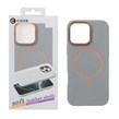قاب اورجینال C Case طرح چرم MagSafe مدل Apple iPhone 16 Pro Max - خاکستری (پک دار)