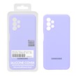 قاب سیلیکونی پاک کنی اورجینال Master Quality مدل Samsung Galaxy A13 4G - بنفش روشن (پک دار)