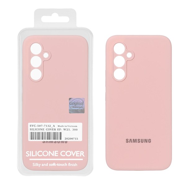 قاب سیلیکونی پاک کنی اورجینال Master Quality مدل Samsung Galaxy A54 - صورتی چرک (پک دار)